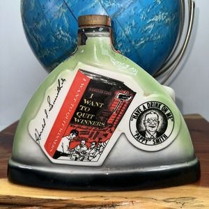 Jim Beam Decanter Harolds Club Covered‎ Wagon (Empty Decanter)
